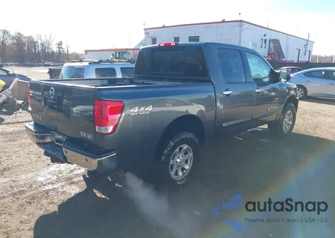 2007 Nissan Titan Se z USA, uszkodzony, nr VIN 1N6BA07B57N237204